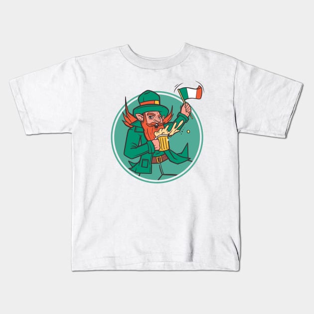 Leprechaun Kids T-Shirt by Lees Tees